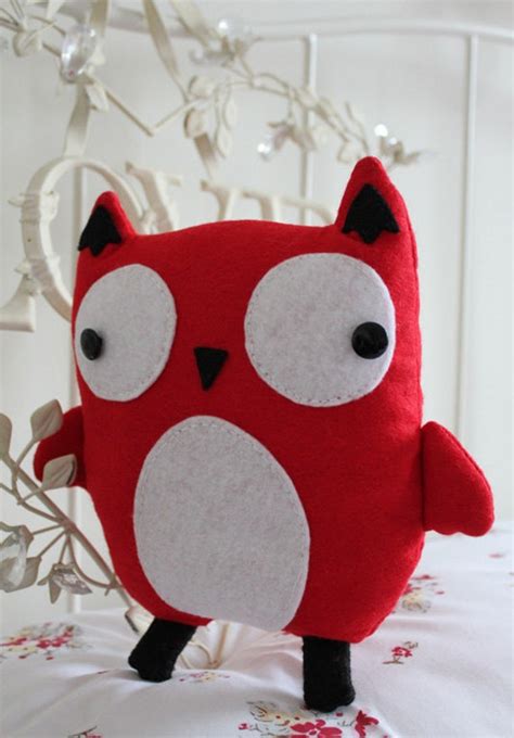 Otis the owl plush toy by monsterriot on Etsy