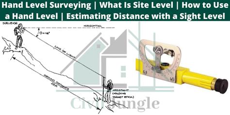 Hand Level Surveying | What Is Site Level | How to Use a Hand Level | Estimating Distance with a ...