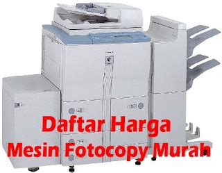 Daftar Harga Mesin Fotocopy Murah Berkualitas Terbaru | MasGie