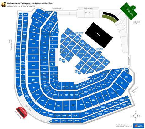 Wrigley Field Concert Seating Chart - RateYourSeats.com