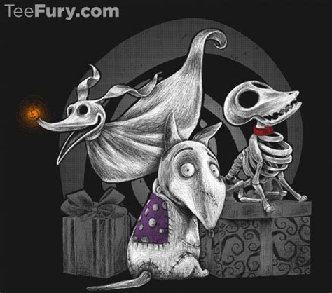 Creepy Dogs - Tim Burton Dogs T-Shirt - The Shirt List | Tim burton art, Nightmare before ...