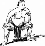 Vintage Sumo Wrestler coloring page  ColouringPages sketch template