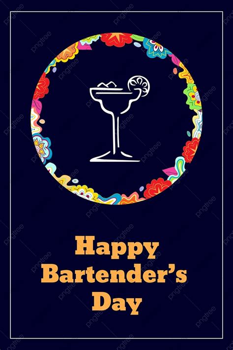 Happy National Bartender Day Poster Template Download on Pngtree
