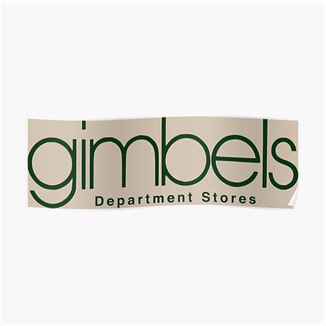 "Gimbels Department Store" Poster by TeeArcade84 | Redbubble