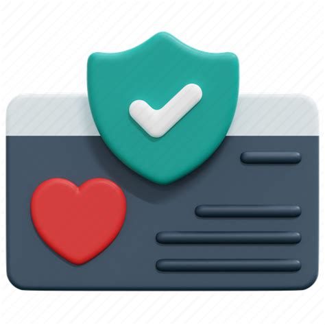 Member, card, health, insurance, medical, shield, heart icon - Download on Iconfinder