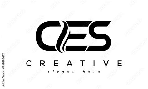 Letter CES creative logo design vector Stock Vector | Adobe Stock