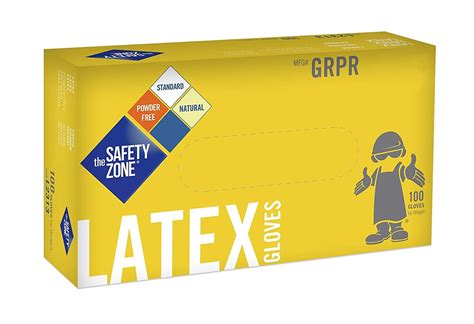 Safety Zone Latex Gloves - Pack of 100