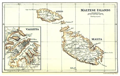 Large scale old map of Malta and Gozo with relief - 1888 | Malta | Europe | Mapsland | Maps of ...