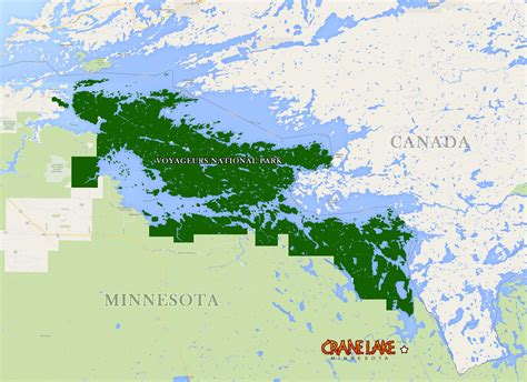 Voyageurs National Park - Map & Directions - Minnesota Boating ...