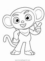 Poki Pinkfong Coloring Page For Kids  Free Printable sketch template