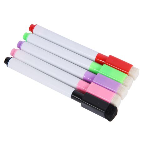 Mini Magnetic Whiteboard Marker With Brush | Whiteboard Markers For Kids