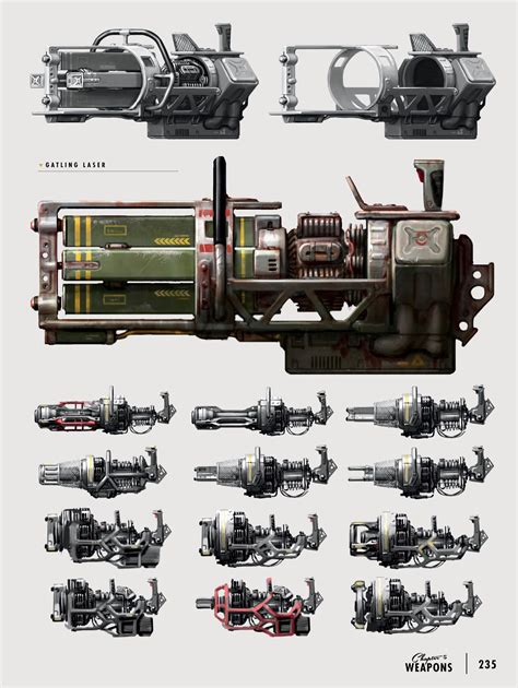 Fallout 4 | Concept Gatling Laser Fallout 4 Weapons, Fallout Cosplay, Sci Fi Weapons, Fantasy ...