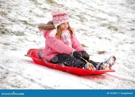 Snow Sledding Royalty Free Stock Photography - Image: 1618877