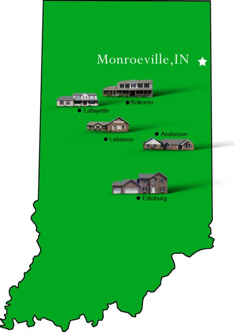 Monroeville_map | Hallmark Homes - Indiana's Leading "On Your Lot" Custom Builder!