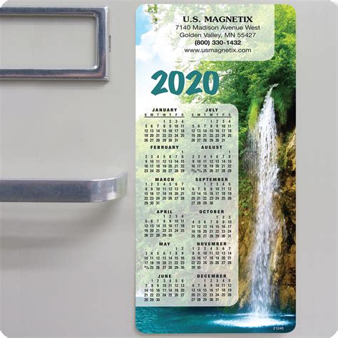 Custom Calendar with Magnetic Strip - Custom To Your Brand