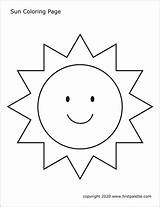 Sun Coloring Pages  Learny Kids sketch template