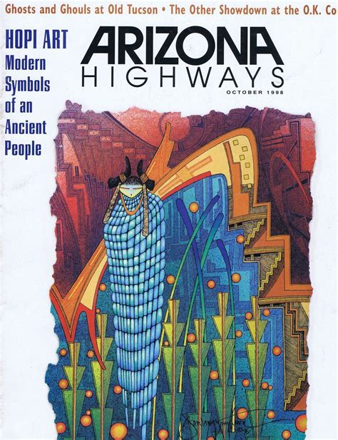 Hopi Art Using Modern Symbols Arizona Highways October 1998 | Native american paintings, Art, Hopi