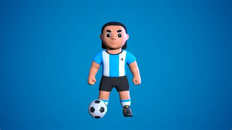 Cartoon Soccer Player
