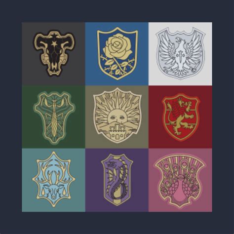 Black Clover The Order of the Magic Knights Squad Insignia - Black Clover - Tapestry | TeePublic