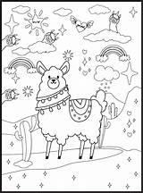 Llama Coloring Pages For Kids 16925081 Vector Art At Vecteezy sketch template
