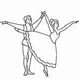 Ballroom Dancing Coloring Pages Sketch Page sketch template