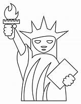 Statue Of Liberty coloring page  ColouringPages sketch template