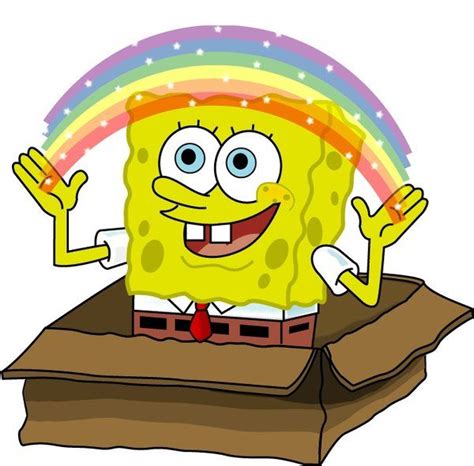 Spongebob from the episode about "imagination" :D Spongebob Comics, Spongebob Quotes, Spongebob ...