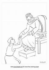 Free David And Mephibosheth Coloring Page  Printables sketch template