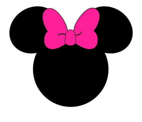 Free Minnie Mouse Silhouette Printable, Download Free Minnie Mouse ...