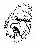 Free Printable Gamecock Stencil Sketch Coloring Page sketch template