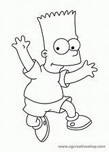 Coloring Pages Of Bart Simpson sketch template