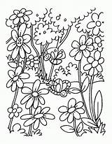 Free Flower Garden Coloring Pages Download  sketch template