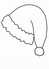 Free Printable Santa Hat Coloring Pages For Kids sketch template