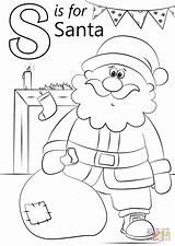 Santa Suit Coloring Page Sketch sketch template