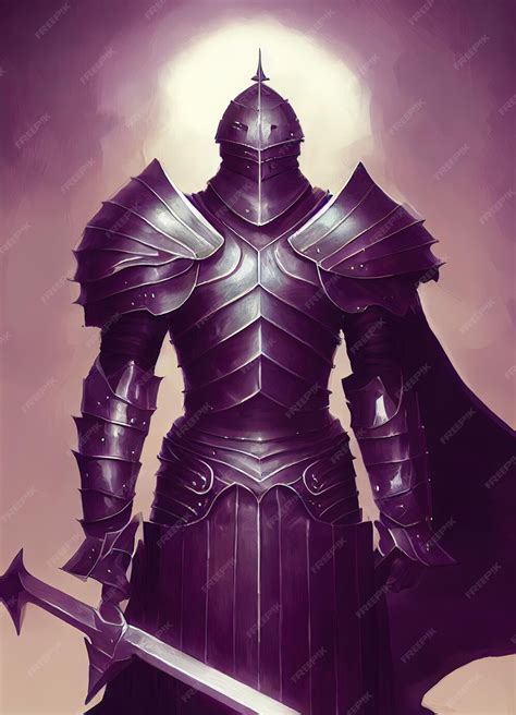 Premium Photo | Medieval knight in armor 3 rendering fantasy illustration