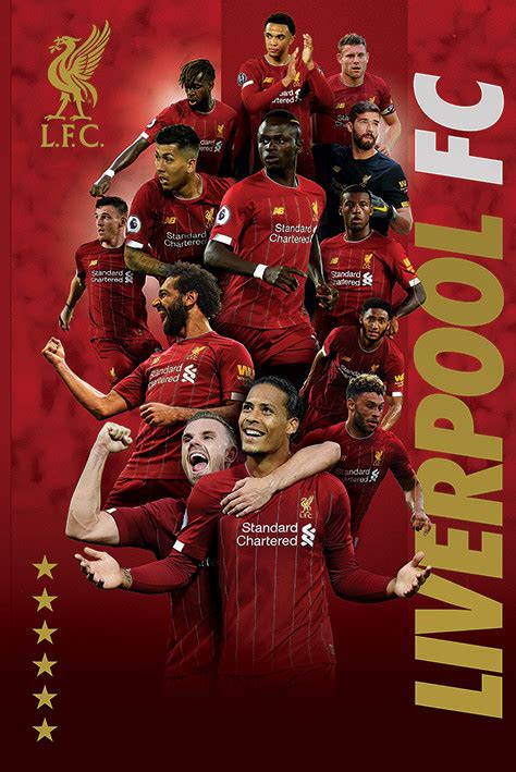 Liverpool FC - Players 2019-20 Poster | All posters in one place | 3+1 FREE