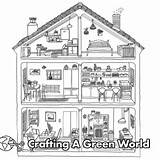 Architecture Coloring Pages  Free & Printable sketch template