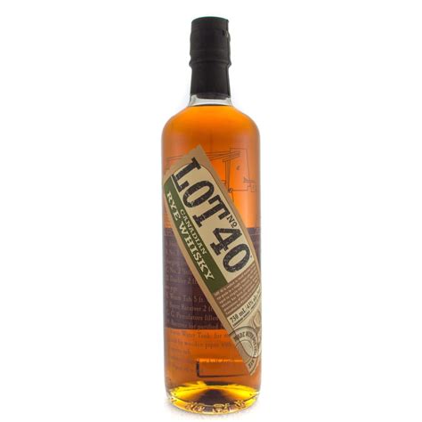 Buy Lot No. 40 Canadian Rye Whisky Online - Notable Distinction