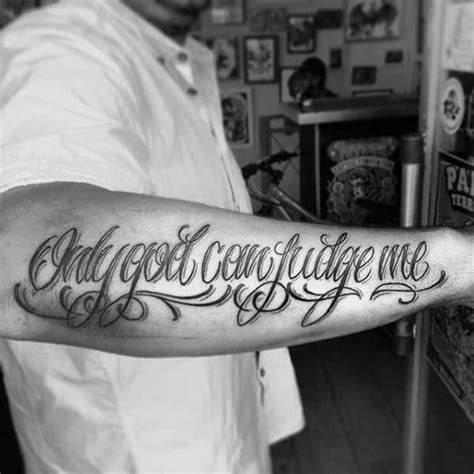 61 Only God Can Judge Me Tattoo Designs for Men [2023 Guide]