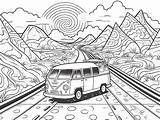 Entertaining Road Trip Coloring Page  sketch template