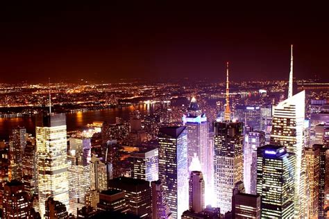 New York Skyline Nacht · Kostenloses Foto auf Pixabay