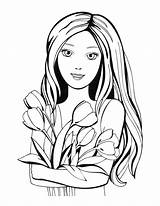 Ladies Coloring Pages To Download And Print For Free sketch template