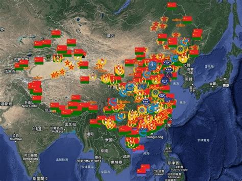 Starting from PLAAF bases, a Taiwanese student made a detailed map of China's PLA bases and ...