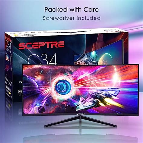 Sceptre 34-Inch Curved Monitor - TestNRate