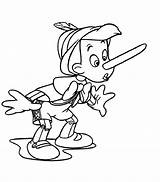 Pinocchio Is Lying Coloring Page  Free Printable Pages For Kids sketch template