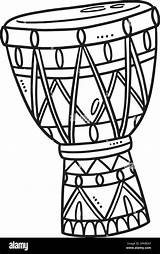 African Drum Coloring Page Wecoloringpage Com  Vrogueco sketch template