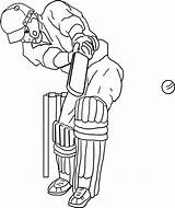 Playing Cricket coloring page  Download Print Or Color Online For Free sketch template