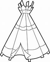 Printable Teepee Coloring Page For Kids  Thanksgiving coloring Pages sketch template