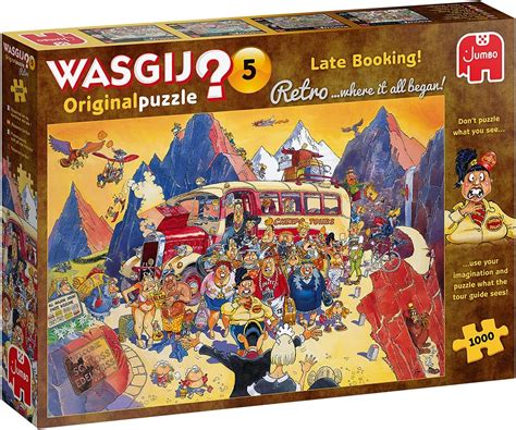 Amazon.com: Jumbo, Wasgij, Retro Original 5 - Late Booking!, Unique ...