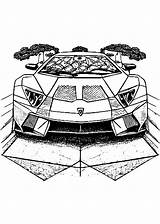 Lamborghini Coloring Page · Creative Fabrica sketch template